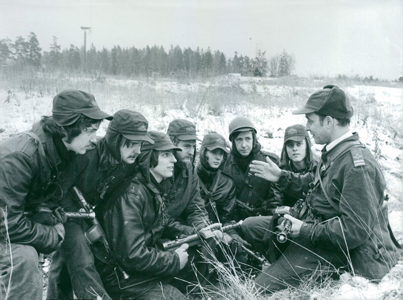 Field maneuver 1957 - Vintage Photograph