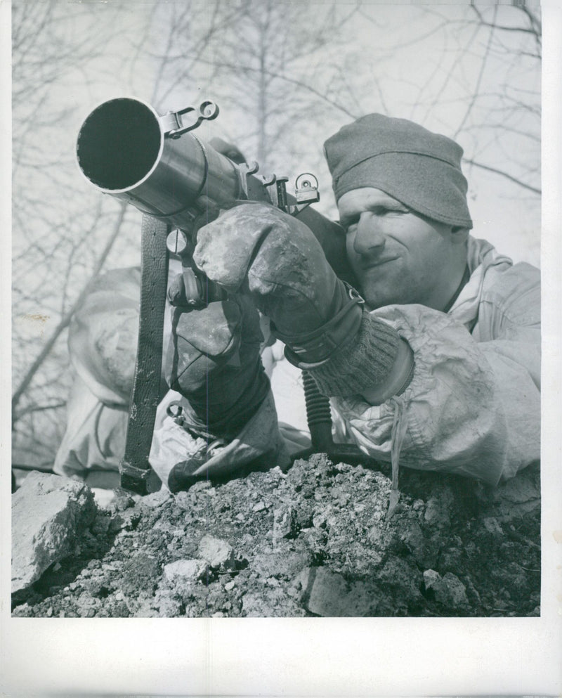 Swedish Military Field Manuevers 1952-1953 - Vintage Photograph