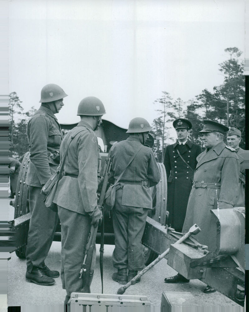 Swedish Military Field maneuvers Jan-June 1944 - Vintage Photograph