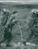 The Swedish Military army Hunting section - Vintage Photograph