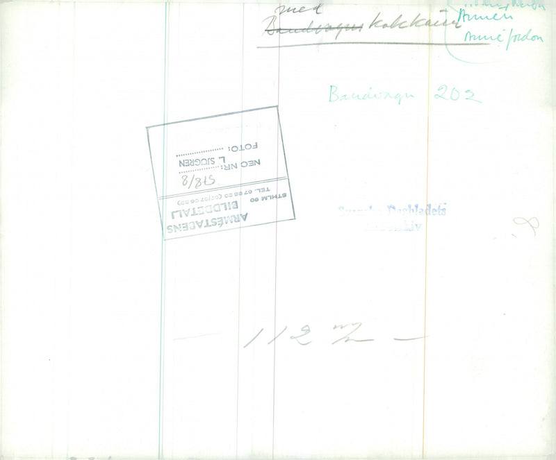 The Swedish Military army Hunting section - Vintage Photograph