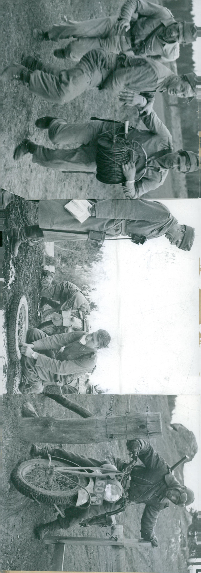 Swedish Military Field maneuvers Jan-June 1944 - Vintage Photograph