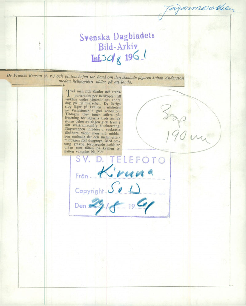 The Swedish Military army Hunting section - Vintage Photograph