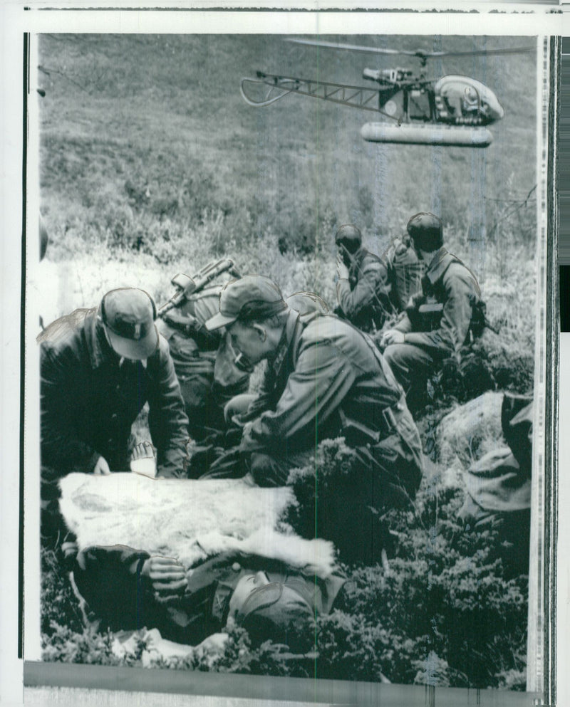 The Swedish Military army Hunting section - Vintage Photograph