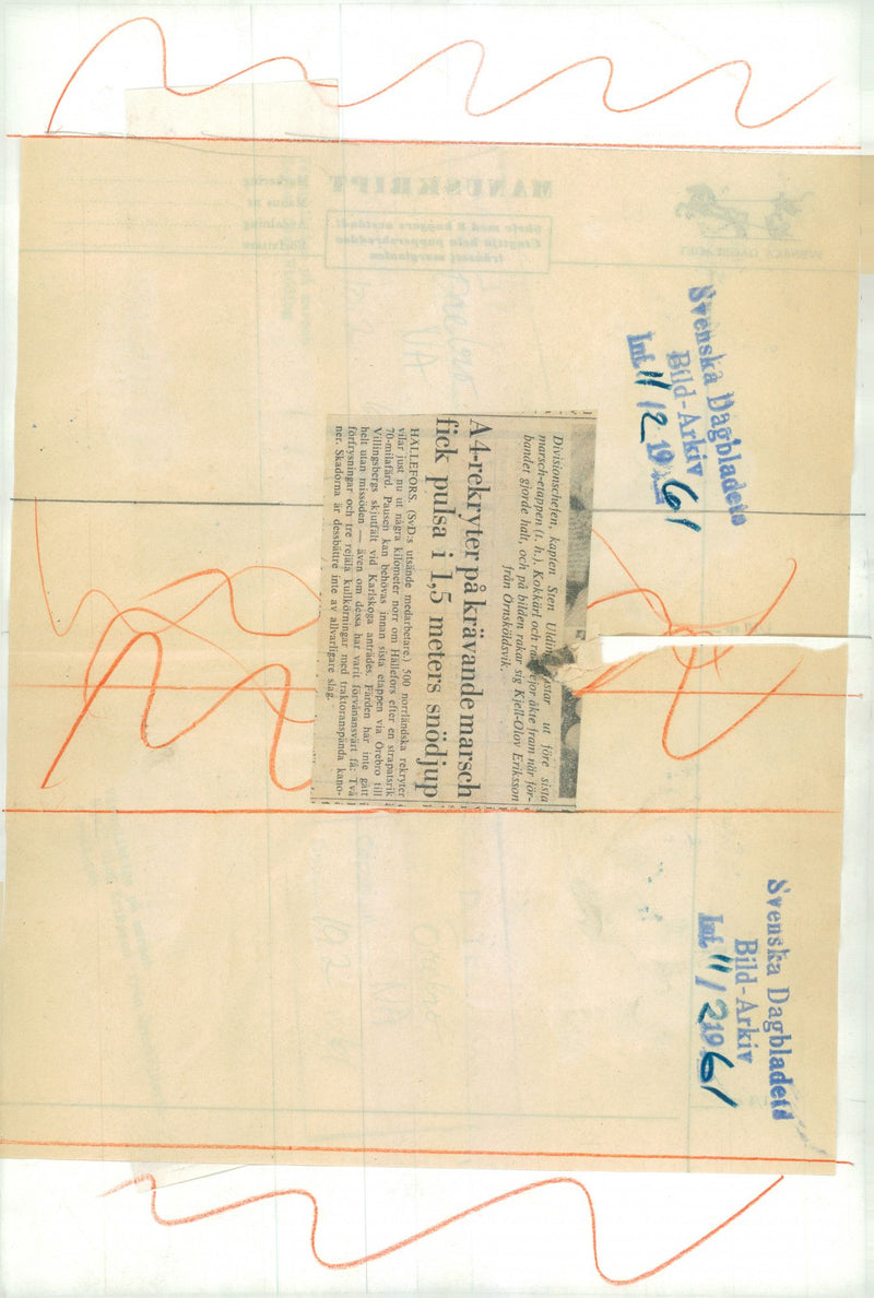 Field maneuver 1957 - Vintage Photograph