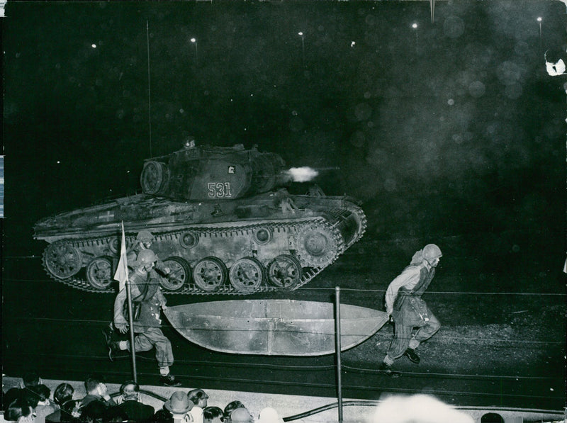 Army tanks 1951 and earlier - Vintage Photograph