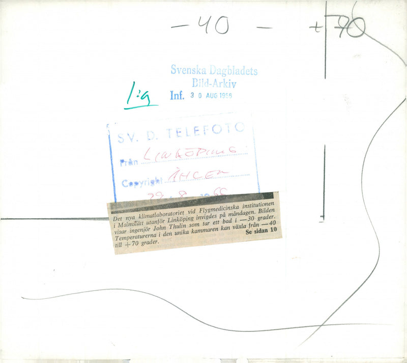 Swedish Military Air Defense 1963-1966 - Vintage Photograph