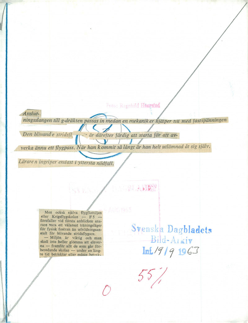 Swedish Military Air Defense 1963-1966 - Vintage Photograph