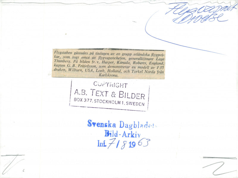 Swedish Military Air Defense 1963-1966 - Vintage Photograph