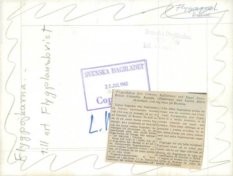 Swedish Military Air Defense 1963-1966 - Vintage Photograph