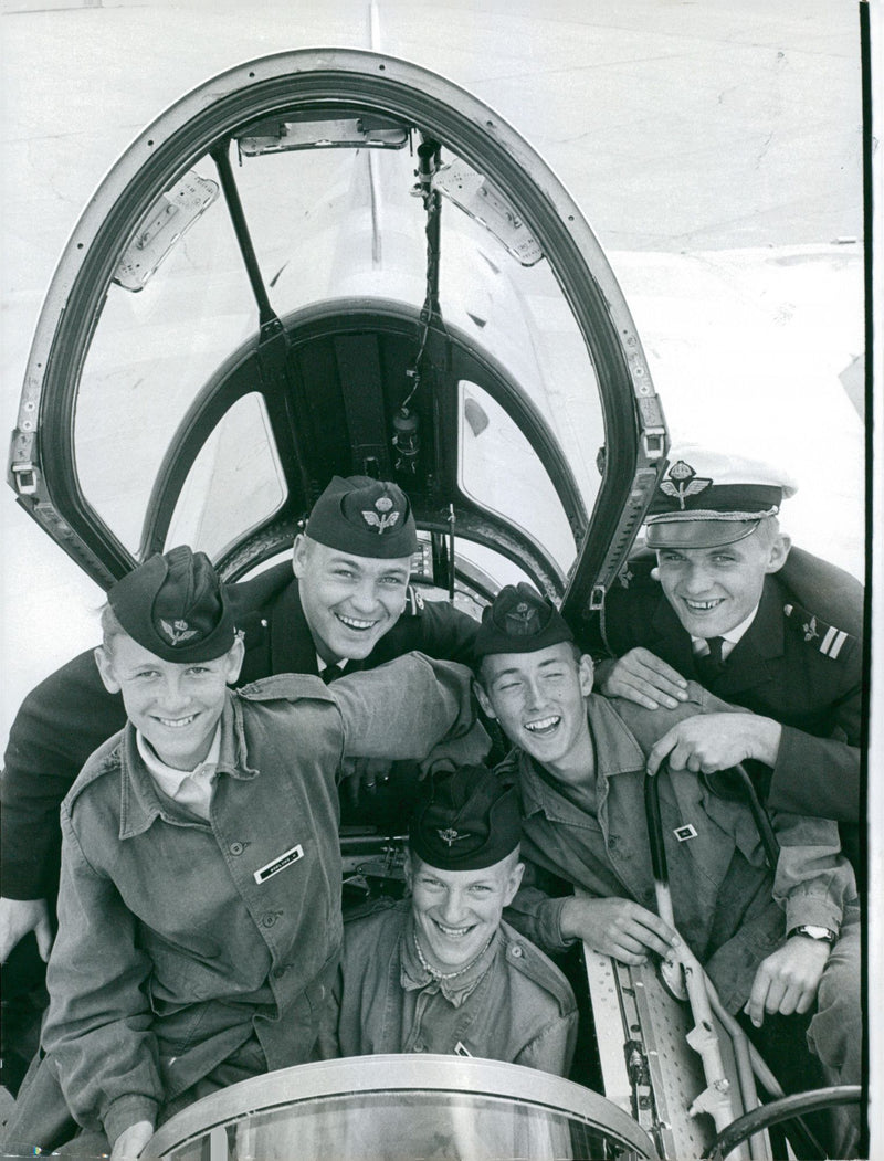 Swedish Military Air Defense 1963-1966 - Vintage Photograph