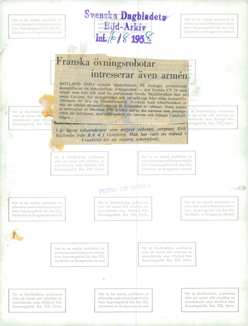 The Swedish Military - Vintage Photograph