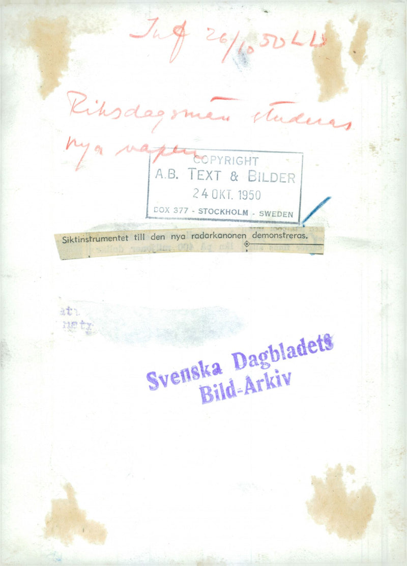 The Swedish Military - Vintage Photograph