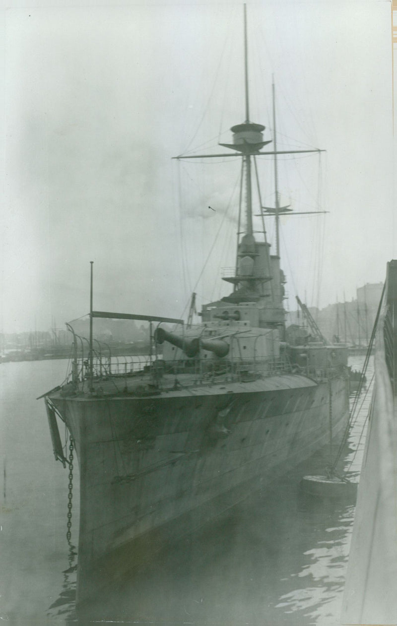 Armoured boat Sweden - Vintage Photograph