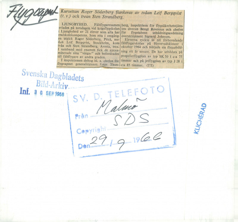 Swedish Military Air Defense 1963-1966 - Vintage Photograph