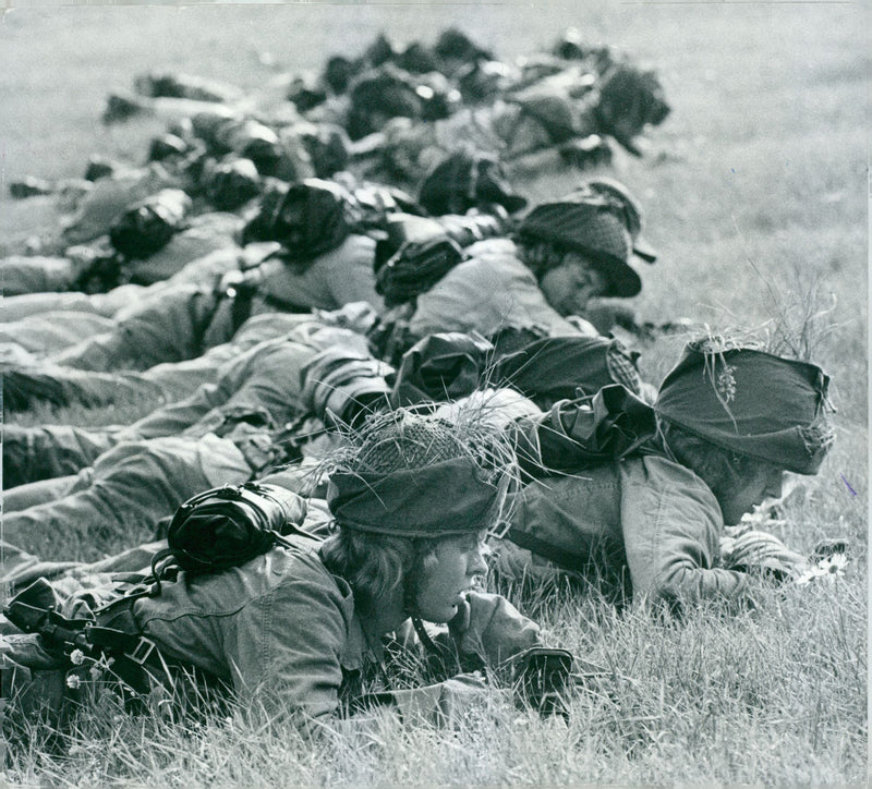 Swedish Military Service - Vintage Photograph