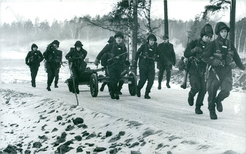 Swedish Military Service - Vintage Photograph