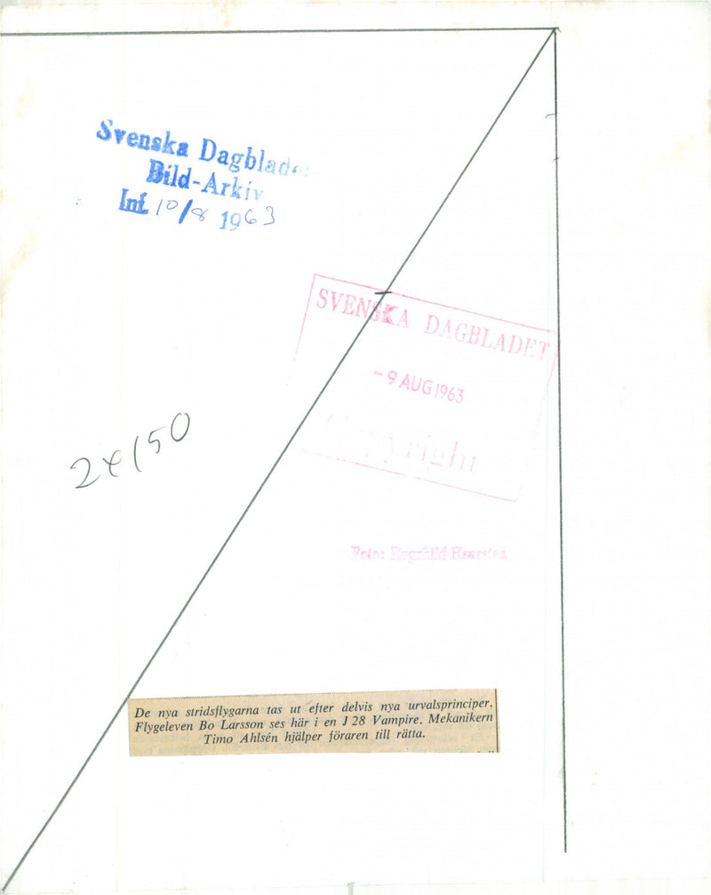 Swedish Military Air Defense 1963-1966 - Vintage Photograph