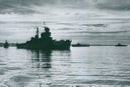 The cruiser HMS Three Crowns and the three hunters to visit Englnad and Weymouth's fear. - 21 July 1949 - Vintage Photograph