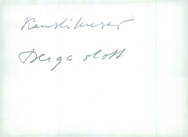 Office house at Berga Castle. - Vintage Photograph