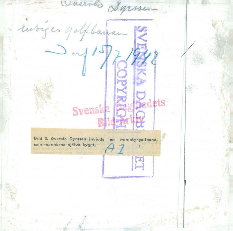 Swedish Military Army - Vintage Photograph