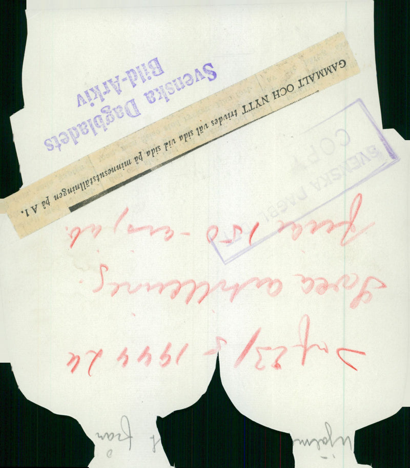 Swedish Military Army - Vintage Photograph