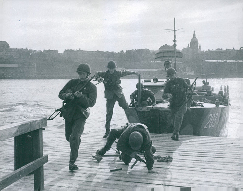 Swedish navy until 1965 - Vintage Photograph