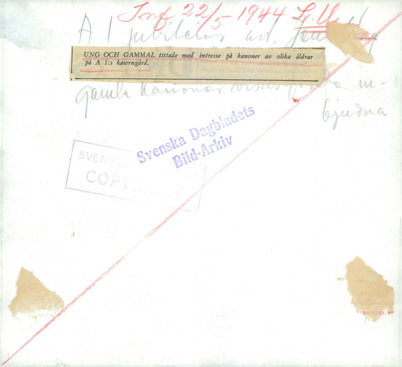 Swedish Military Army - Vintage Photograph