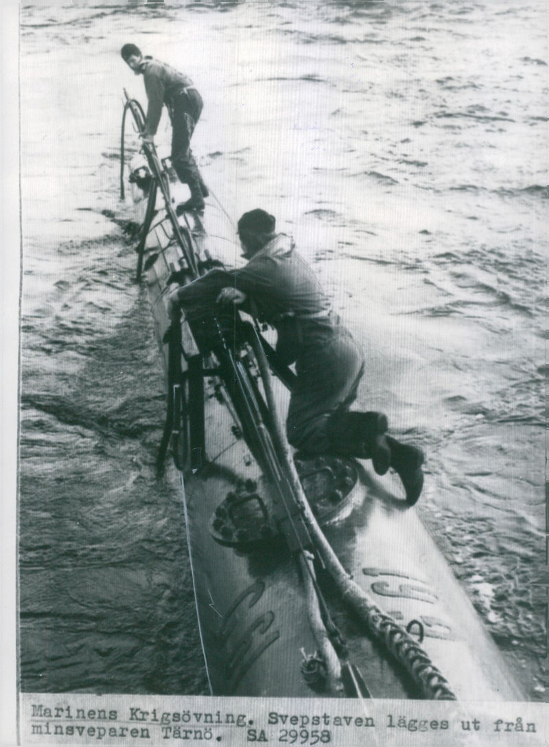 Swedish navy until 1965 - Vintage Photograph