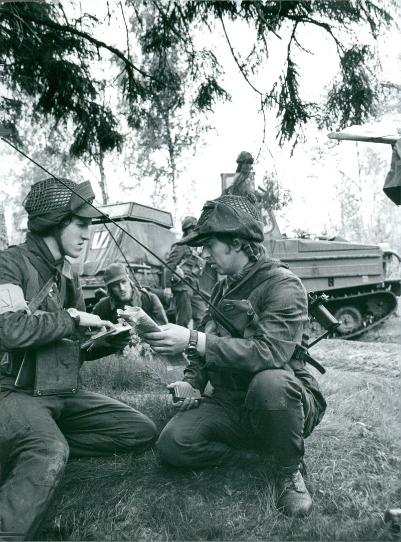 Swedish Military Service - Vintage Photograph