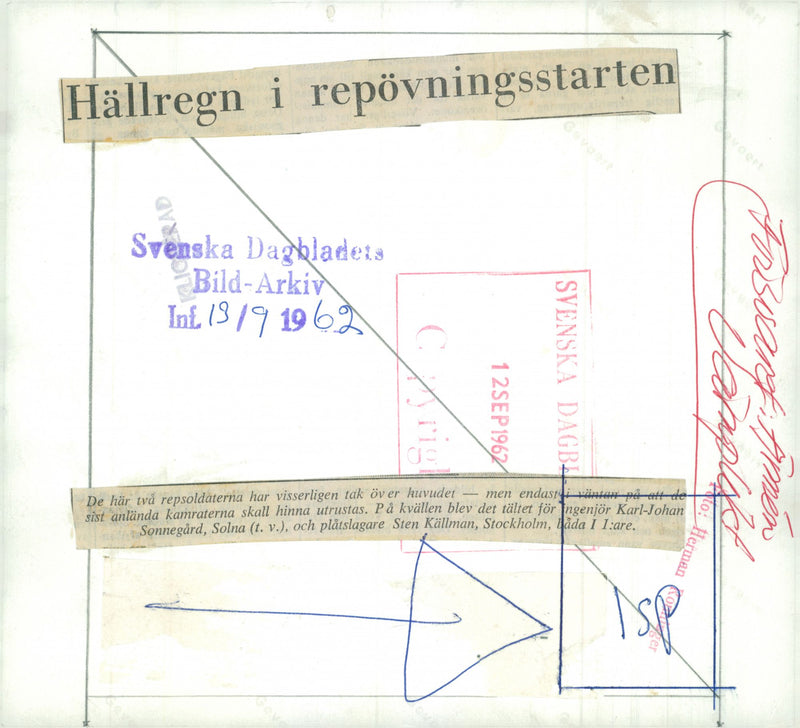 Swedish Military Service - Vintage Photograph