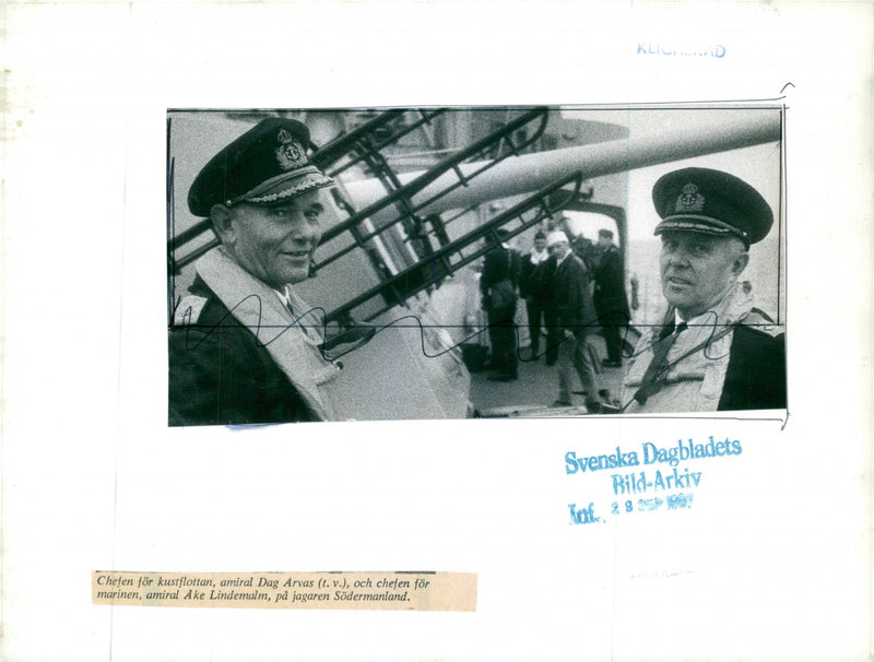 Swedish navy until 1965 - Vintage Photograph