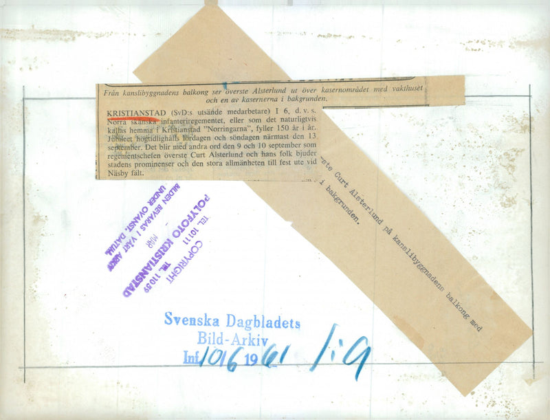 Swedish military regements - Vintage Photograph