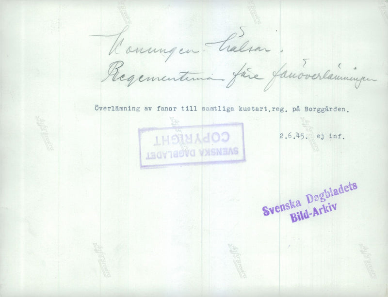 Swedish military regements - Vintage Photograph