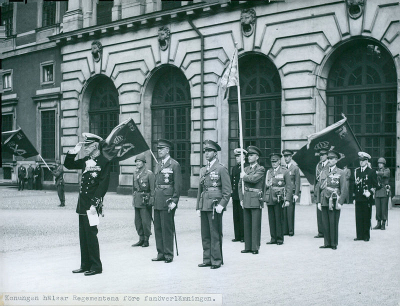 Swedish military regements - Vintage Photograph