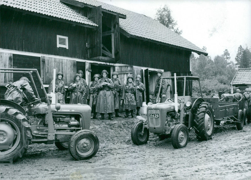 Swedish Military Service - Vintage Photograph