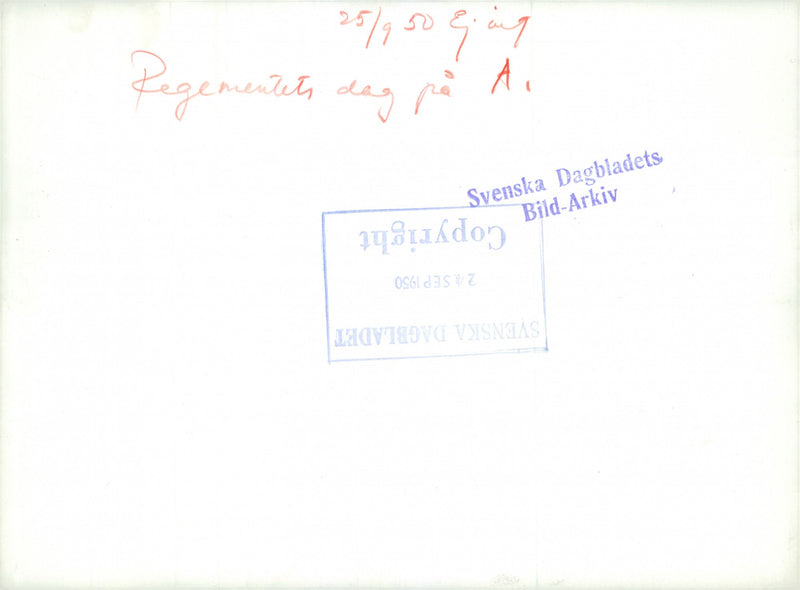 Swedish Military Army - Vintage Photograph