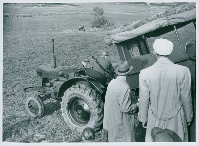 Swedish Military Army - Vintage Photograph