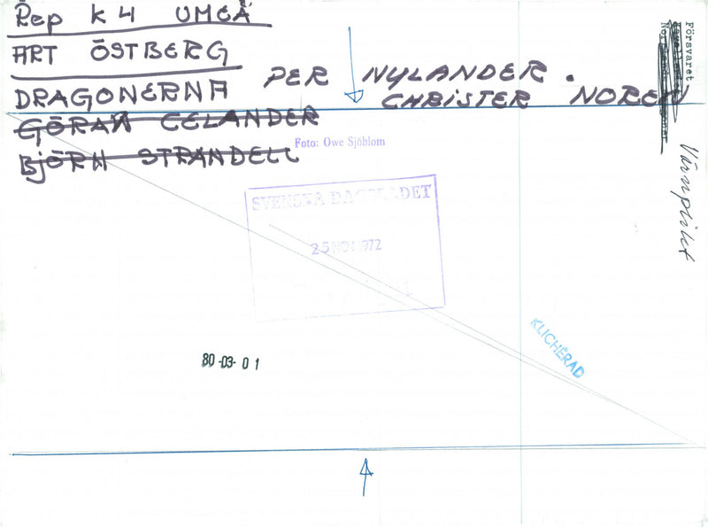 Swedish Military Service - Vintage Photograph