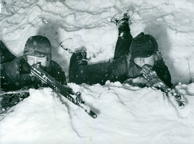 Swedish Military Service - Vintage Photograph