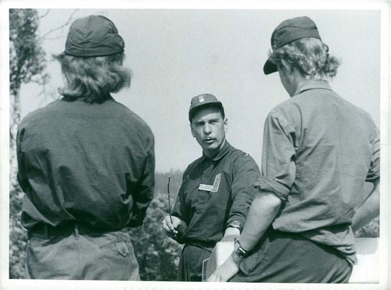 Swedish Military Service - Vintage Photograph