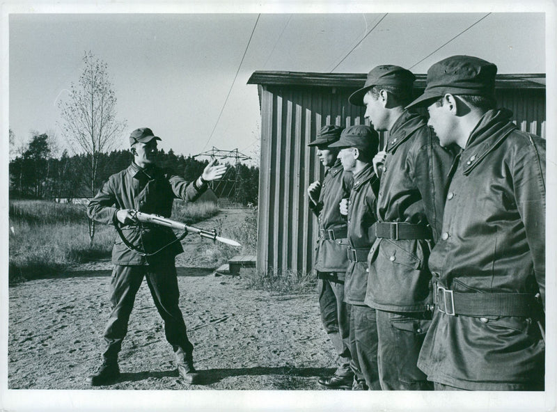 Swedish Military Service - Vintage Photograph