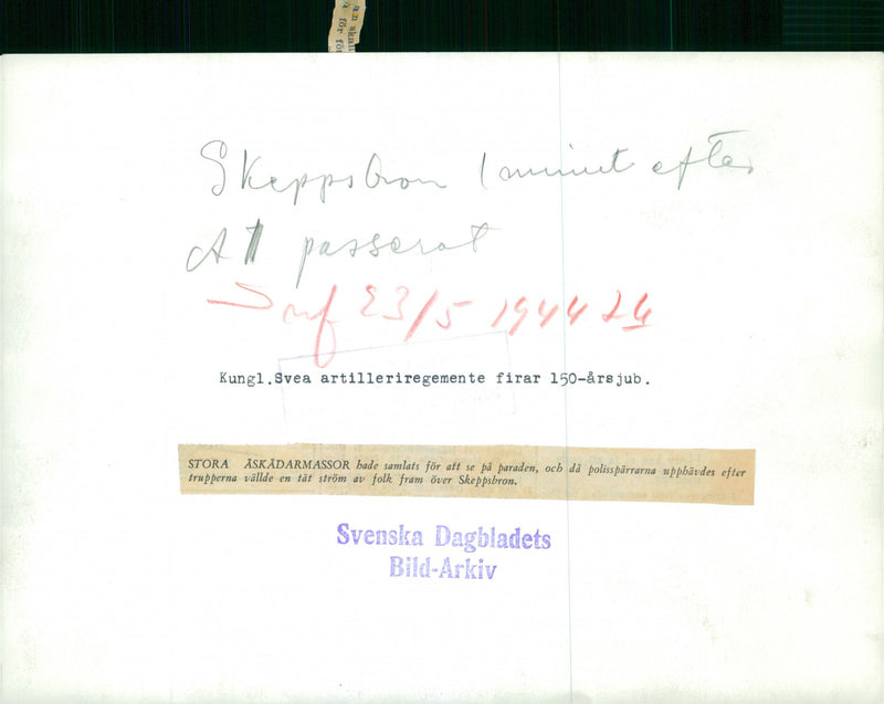 Swedish Military Army - Vintage Photograph