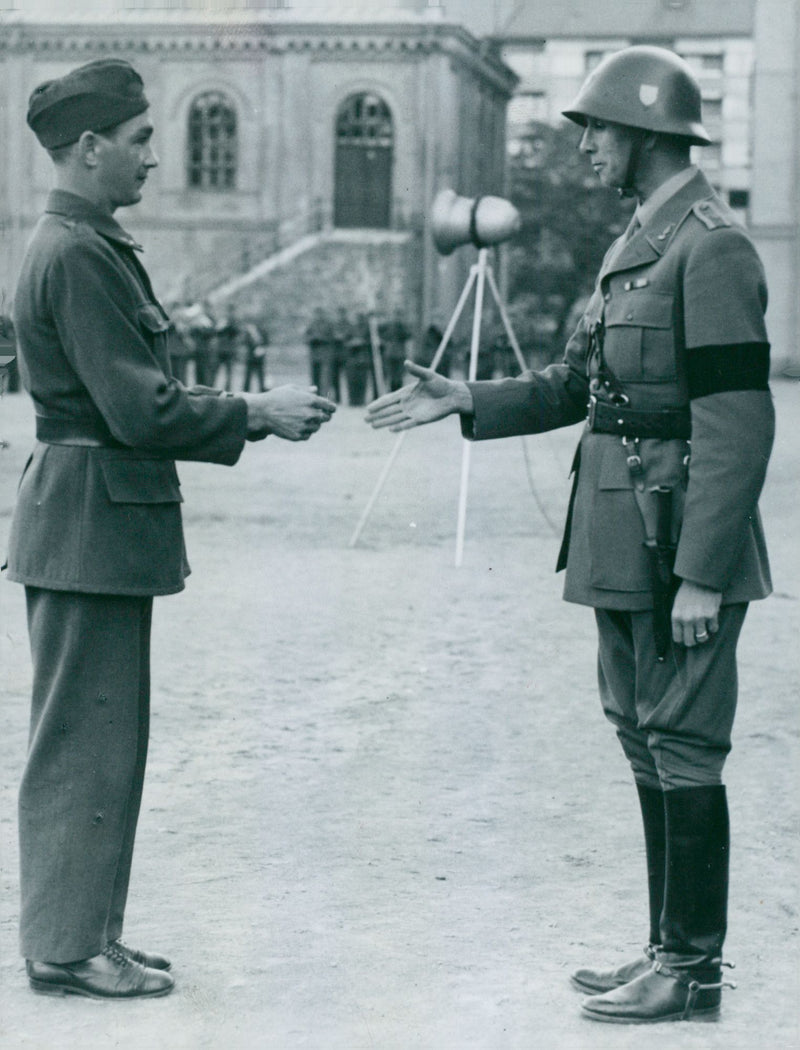 Swedish Military Army - Vintage Photograph