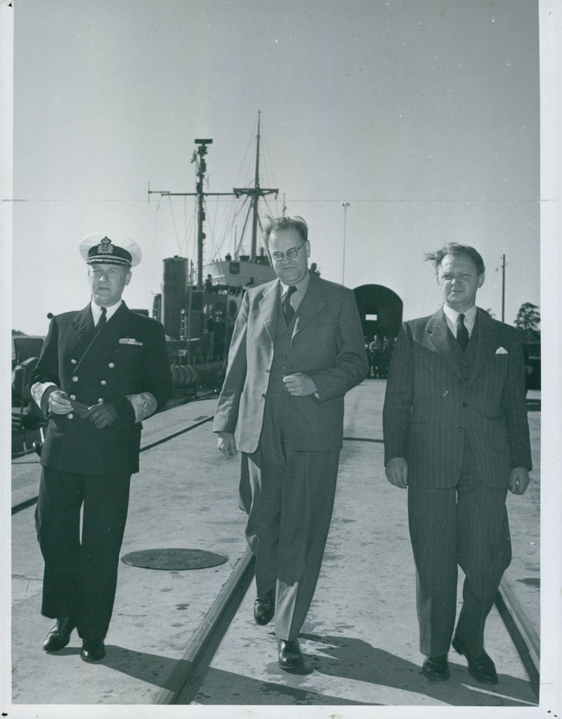 The Swedish Navy 1950-1951 - Vintage Photograph