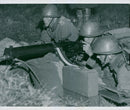 Nighttime shooting practice - 1 September 1936 - Vintage Photograph