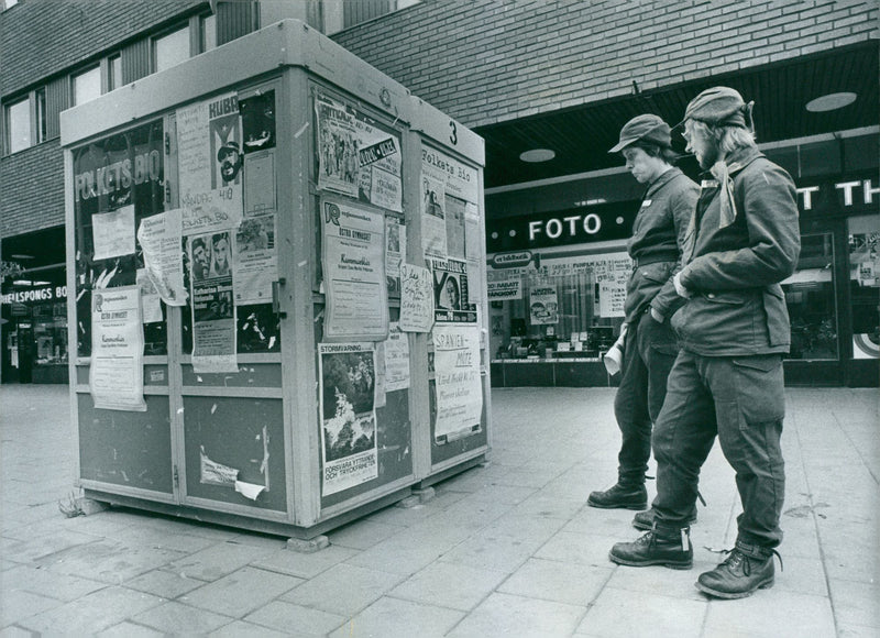 Swedish Military Service - Vintage Photograph