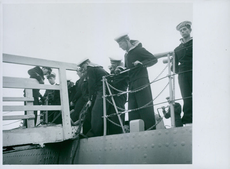 The Swedish Navy 1950-1951 - Vintage Photograph