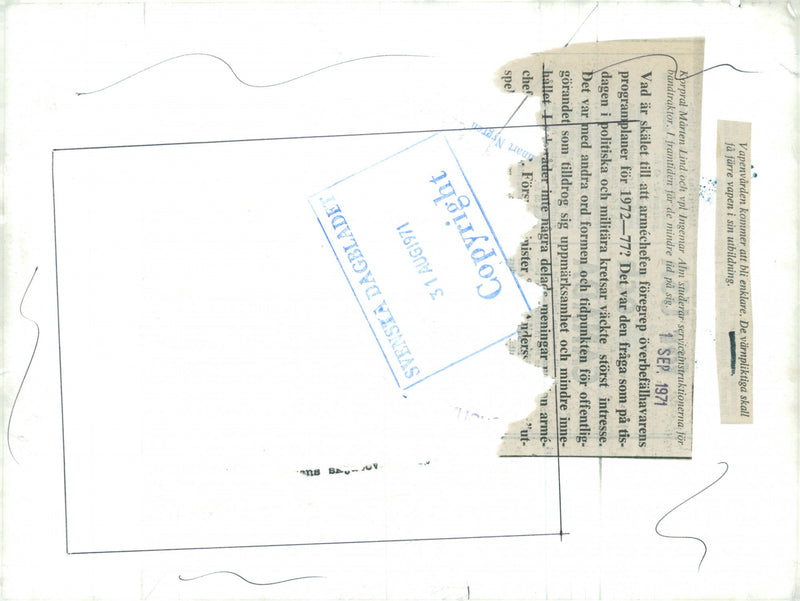 Swedish Military Service - Vintage Photograph