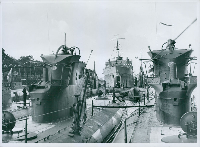 The Swedish Navy 1950-1951 - Vintage Photograph